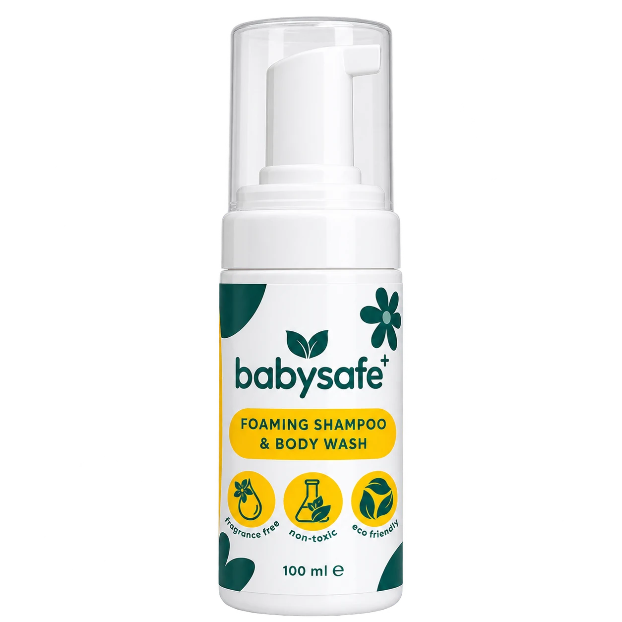 BabySafe Foaming Shampoo & Body Wash bottle